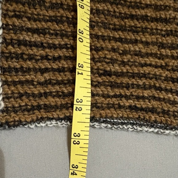 Uterqüe Oversized Colorblock Knit Sweater-Made In Iceland- Loose Gauge Laganlook - Picture 15 of 15